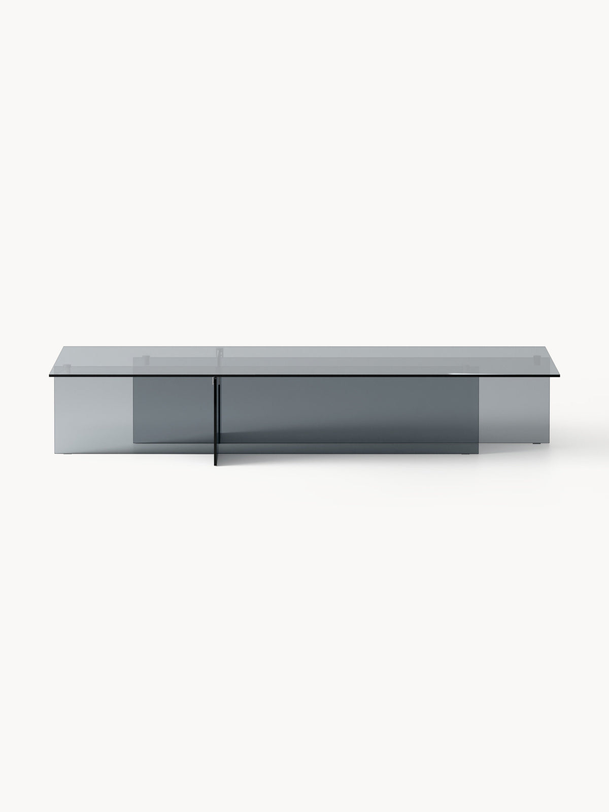 Anouzza Large Coffee Table in Glass, W 160 cm