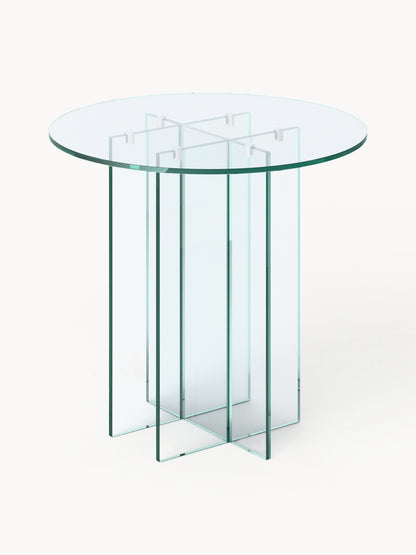 Anouzza Round Glass Dining Table, in Various Sizes