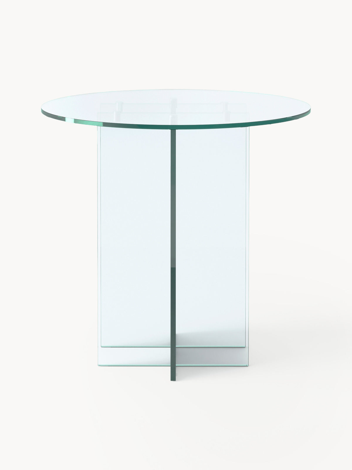 Anouzza Round Glass Dining Table, in Various Sizes