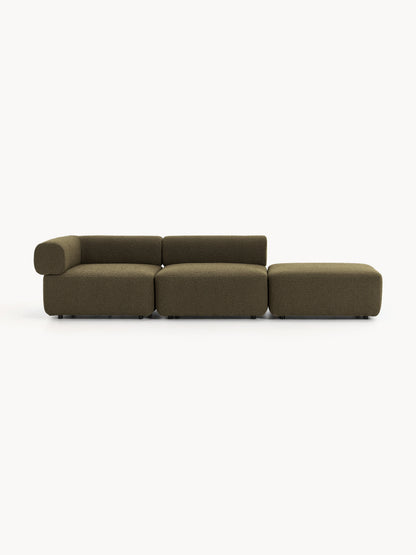Antelmi Modular Ottoman in Bouclé