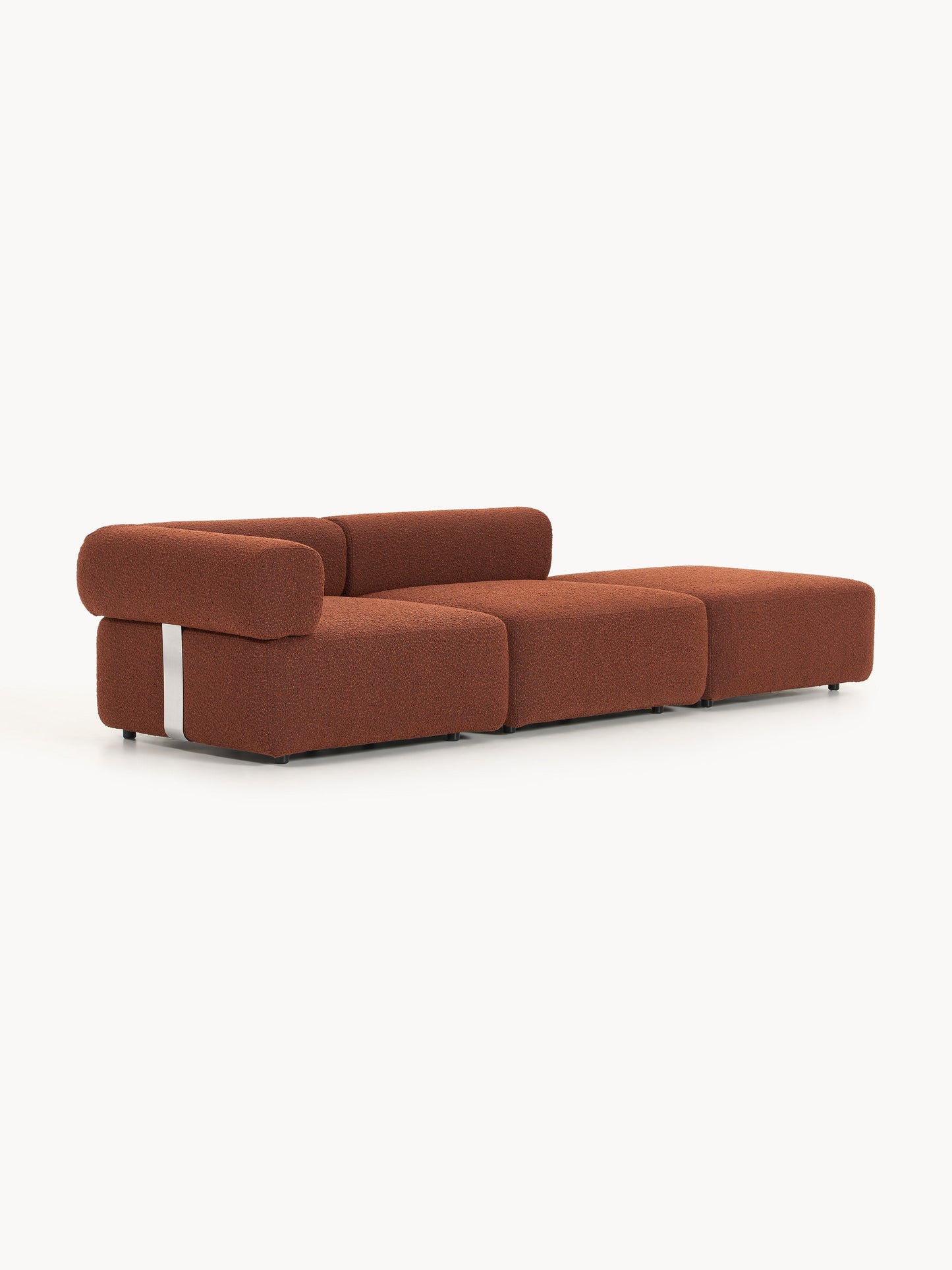 Antelmi Modular Ottoman in Bouclé