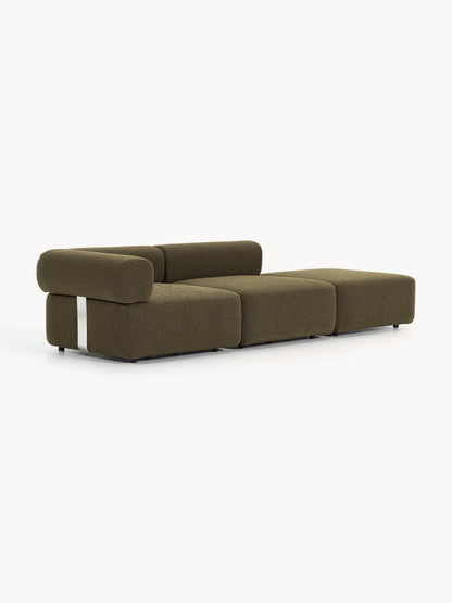Antelmi Modular Ottoman in Bouclé