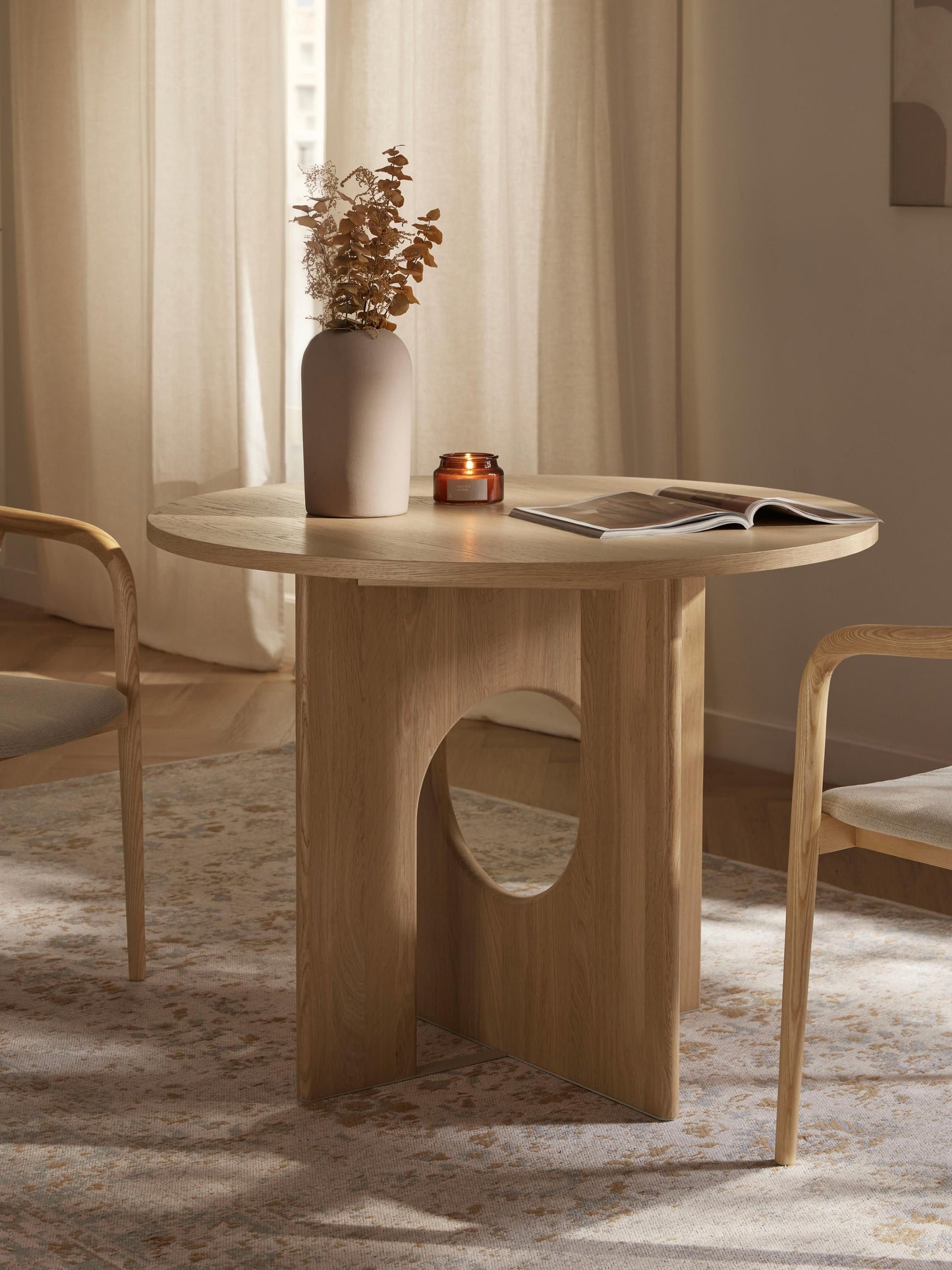 Apolgard Round Dining Table, in Various Sizes