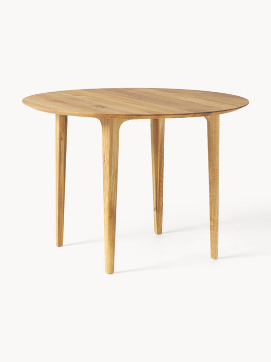 Archanti Round Dining Table in Oak, Ø 110 cm