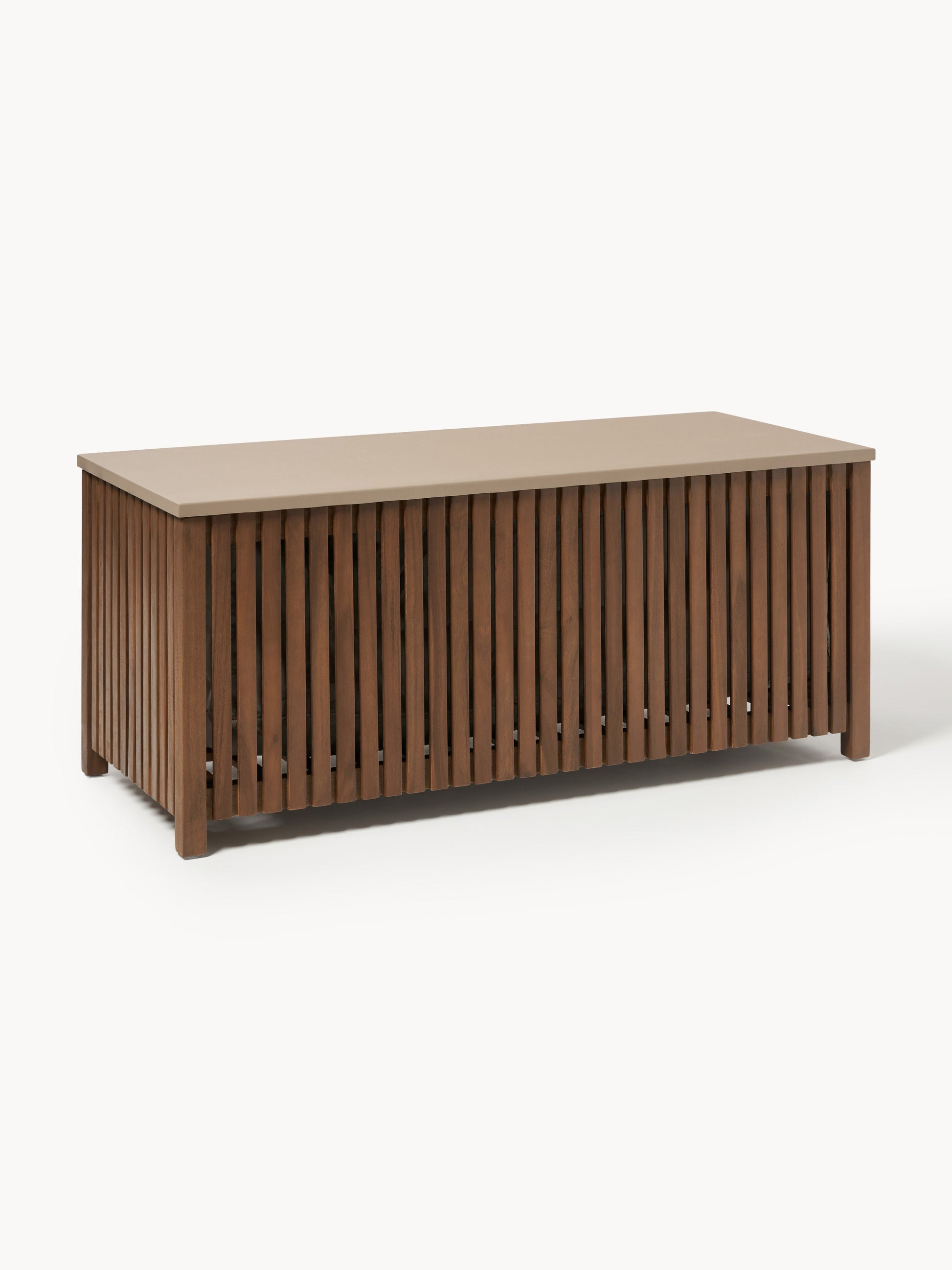 Arkoli Acacia Wood Garden Storage Box with Insert, W 129 cm