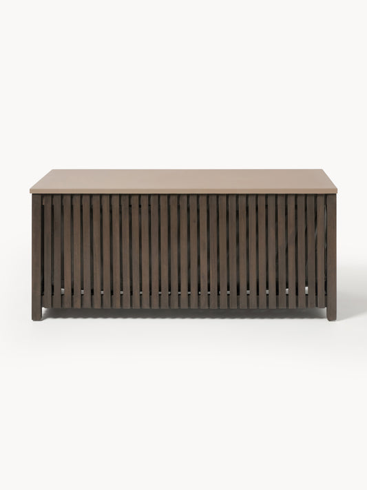 Arkoli Acacia Wood Garden Storage Box with Insert, W 129 cm