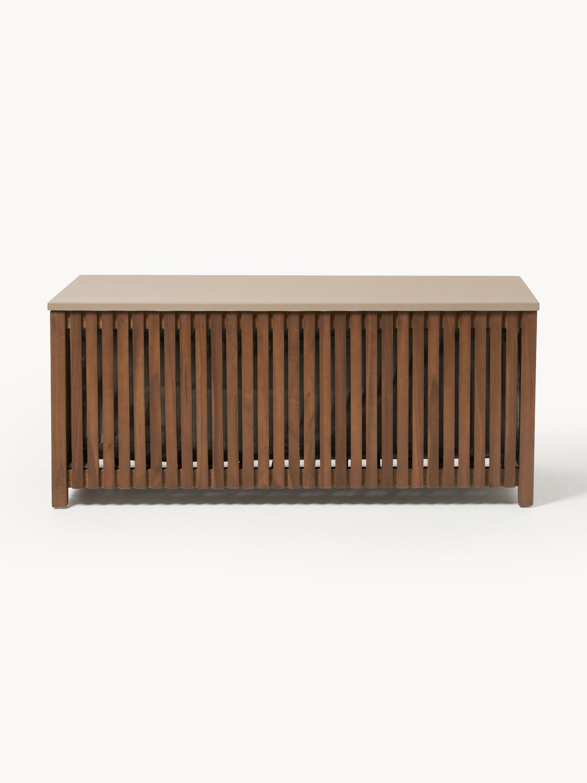 Arkoli Acacia Wood Garden Storage Box with Insert, W 129 cm