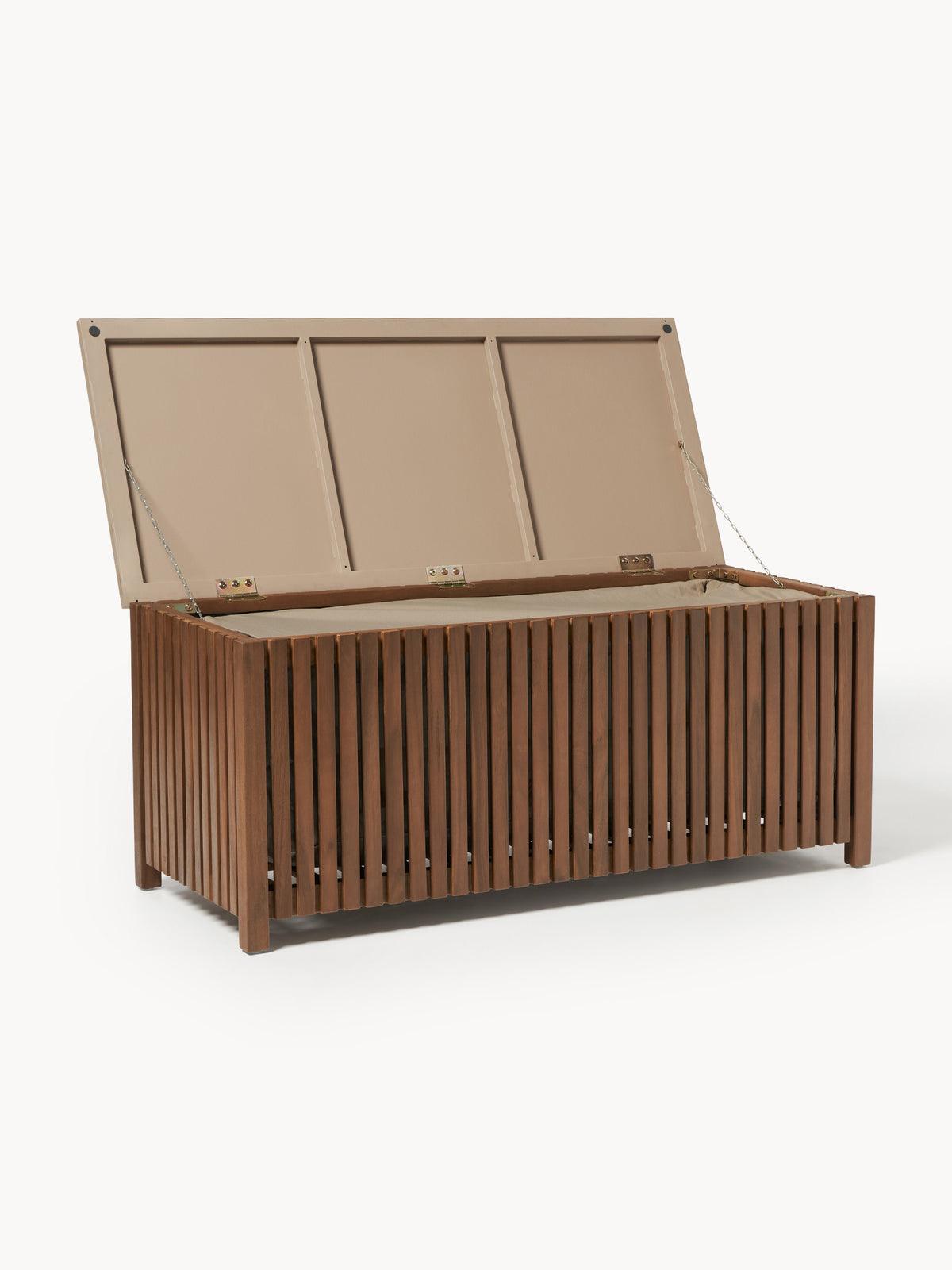 Arkoli Acacia Wood Garden Storage Box with Insert, W 129 cm