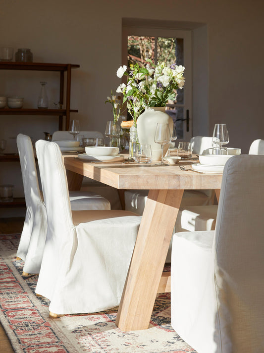 Ashquerne Oak Dining Table, in Various Sizes