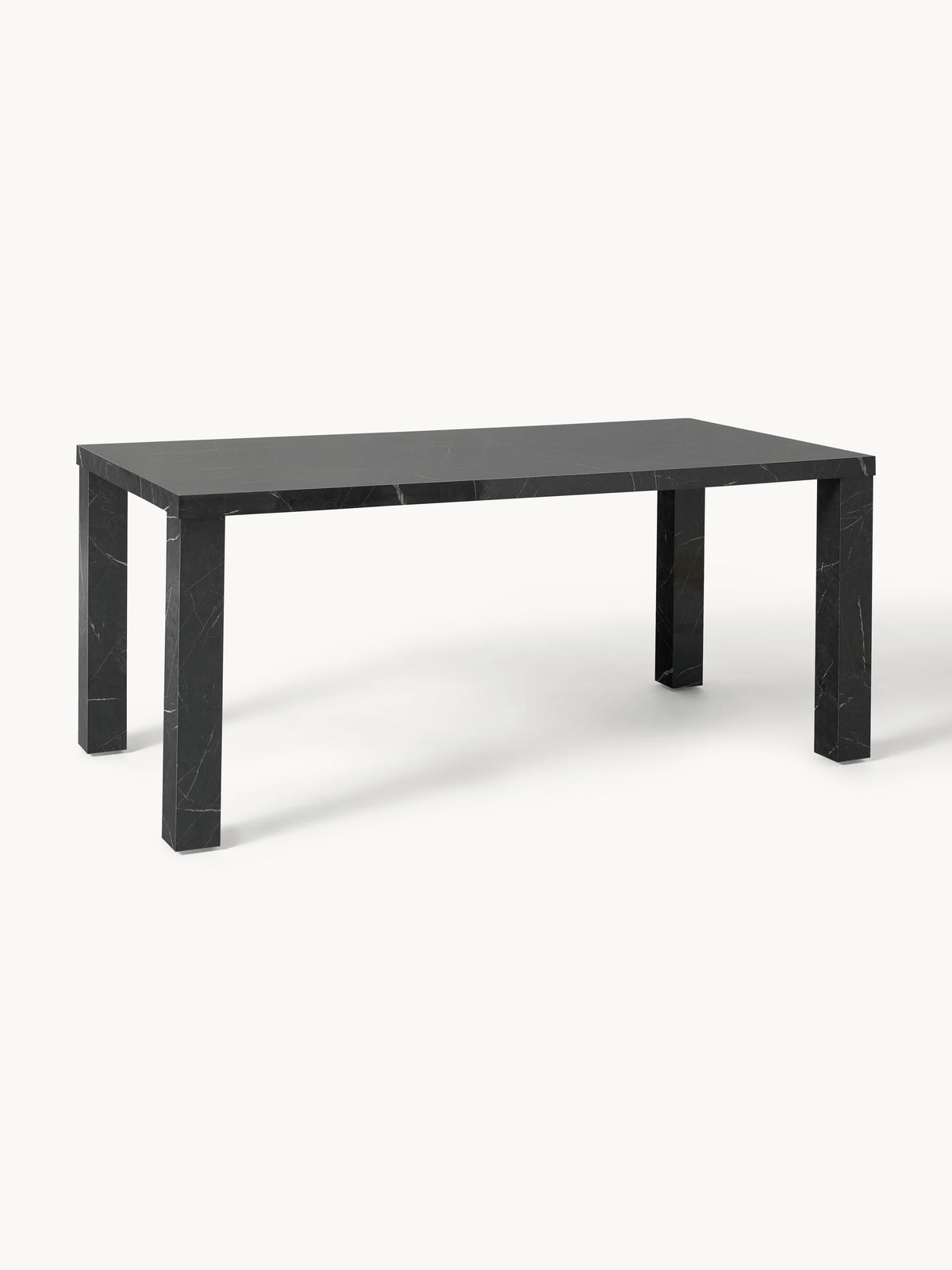 Carlombo Dining Table, Marble Look, 180 x 90 cm