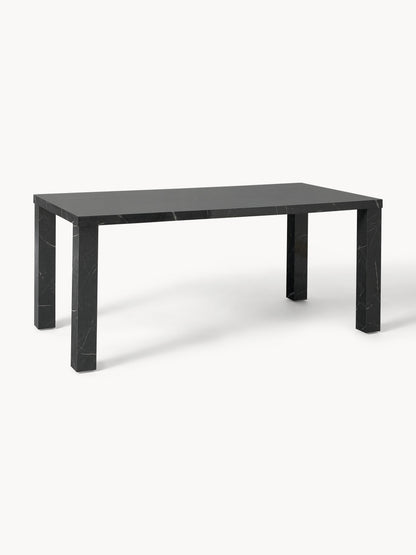 Carlombo Dining Table, Marble Look, 180 x 90 cm