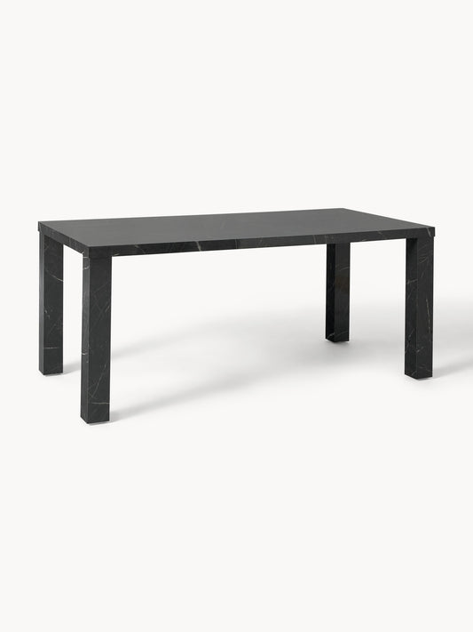 Carlombo Dining Table, Marble Look, 180 x 90 cm