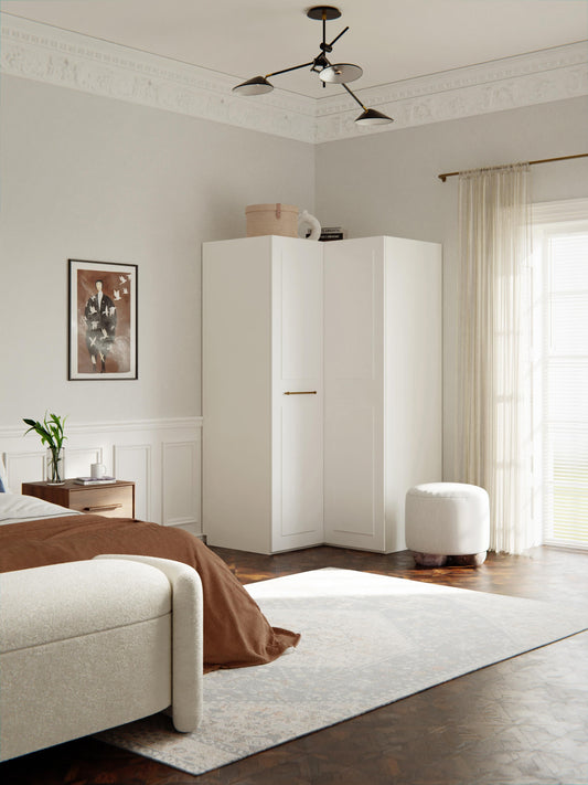 Charmelli Modular Corner Wardrobe, 115 cm Wide