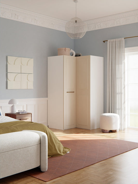 Charmelli Modular Corner Wardrobe, 115 cm Wide
