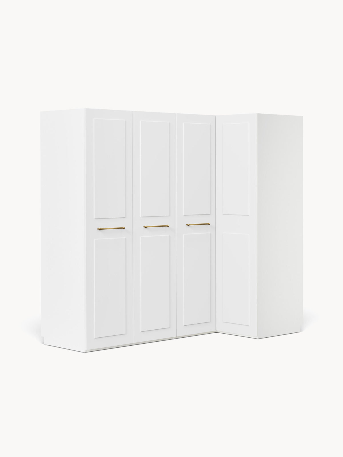 Charmelli Modular Corner Wardrobe, 215 cm Wide, in Various Sizes