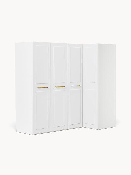 Charmelli Modular Corner Wardrobe, 215 cm Wide, in Various Sizes