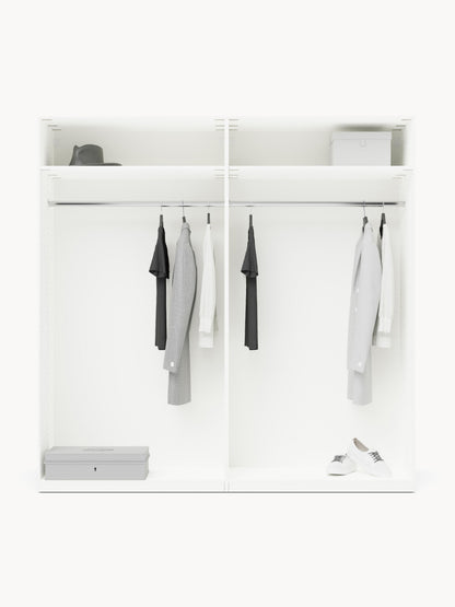 Charmelli Modular Hinged-Door Wardrobe, 200 cm Wide, in Various Sizes