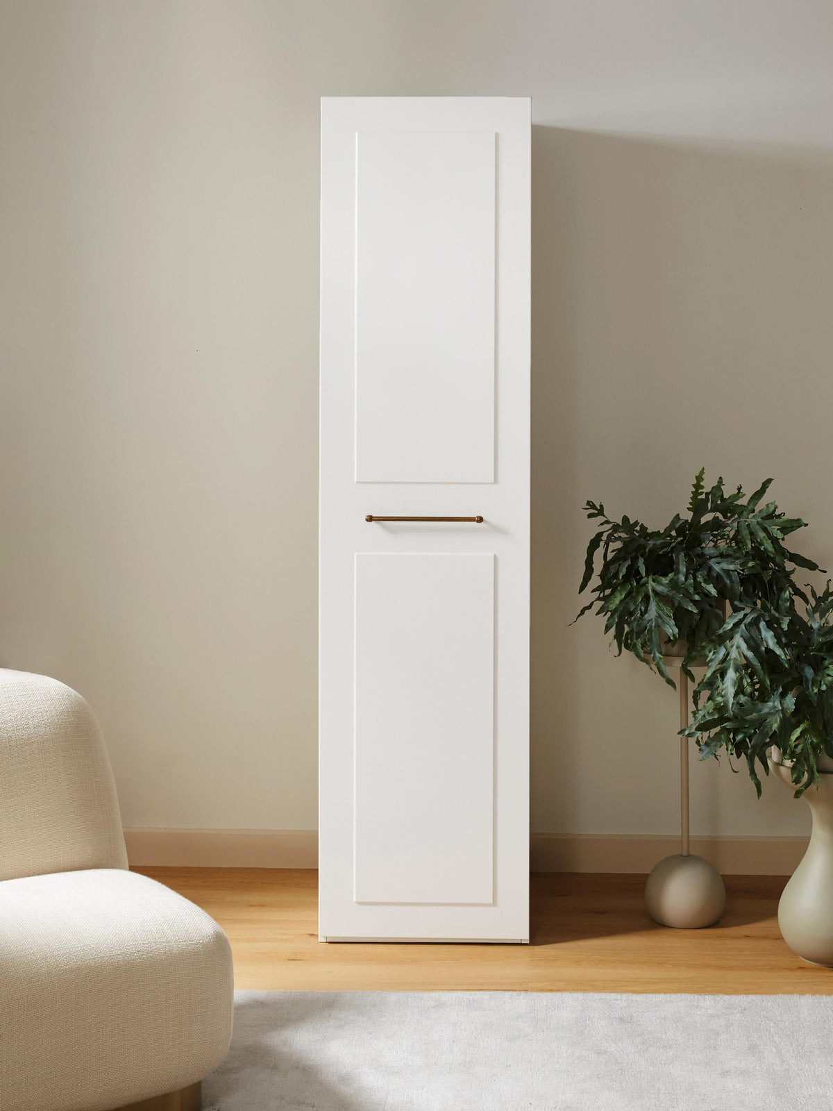 Charmelli Modular Hinged-Door Wardrobe, 50 cm Wide, in Various Sizes