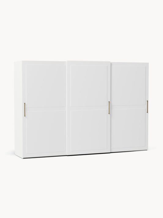 Charmelli Modular Sliding-Door Wardrobe, 300 cm Wide, in Various Sizes