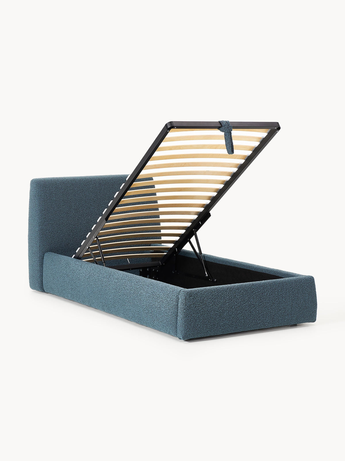 Clovinta Bouclé Single Storage Bed