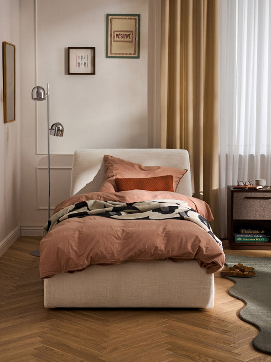 Clovinta Single Bed, Upholstered