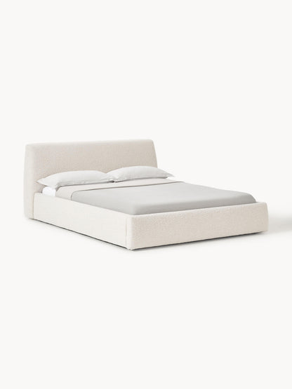 Clovinta Upholstered Bed in Bouclé
