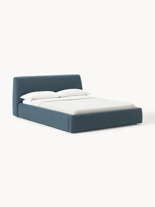 Clovinta Upholstered Bed in Bouclé