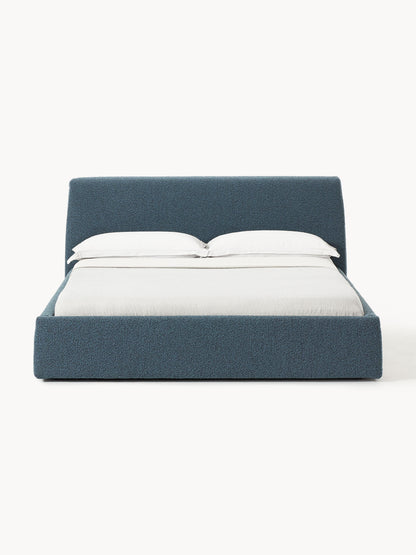 Clovinta Upholstered Bed in Bouclé