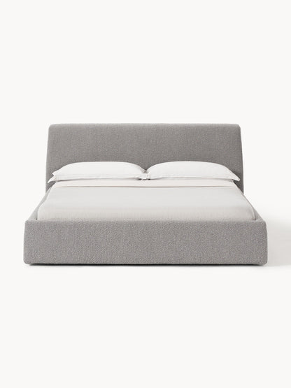 Clovinta Upholstered Bed in Bouclé