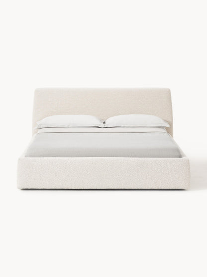 Clovinta Upholstered Bed in Bouclé