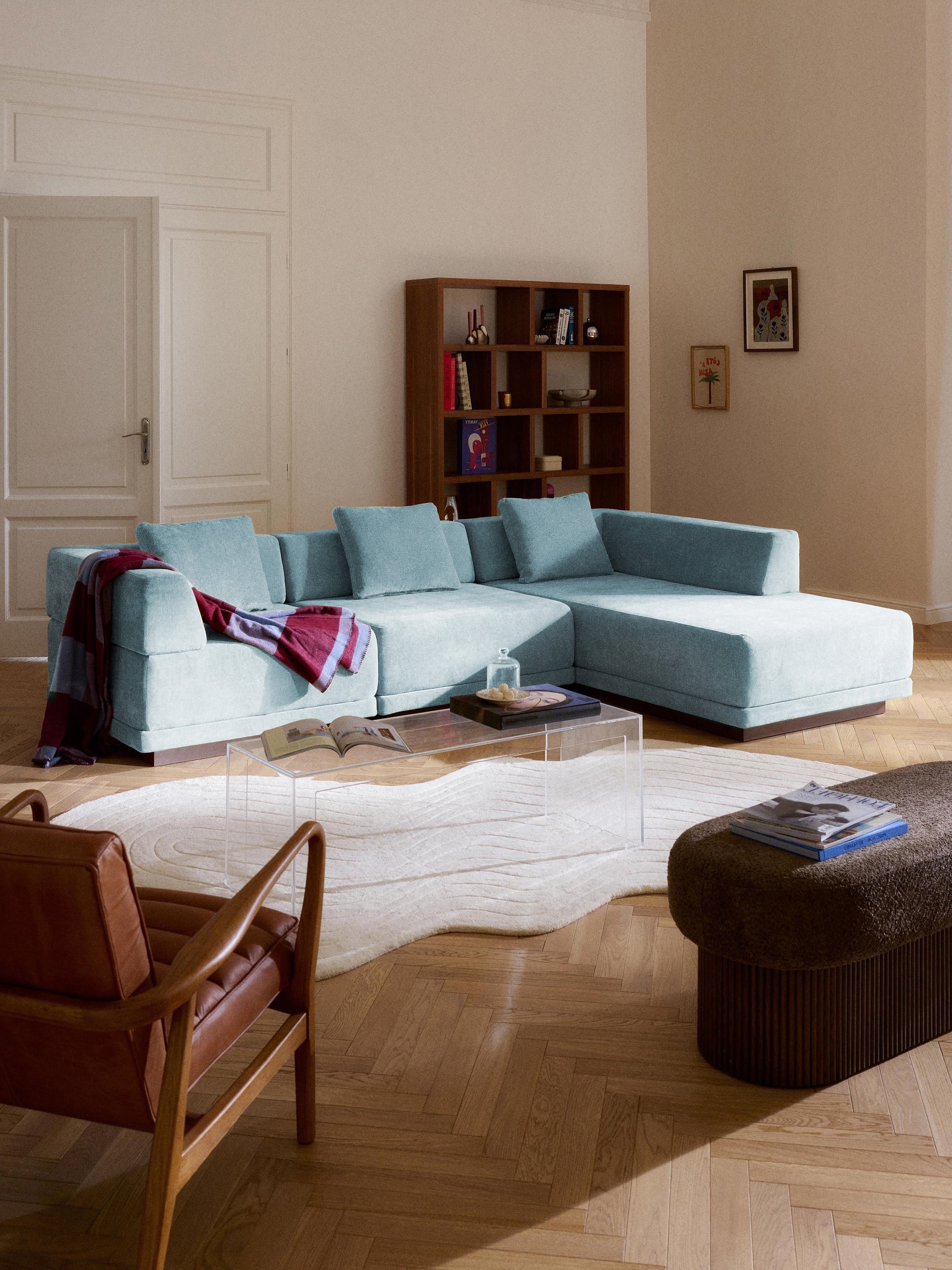 Colnardi Corner Module with Ottoman