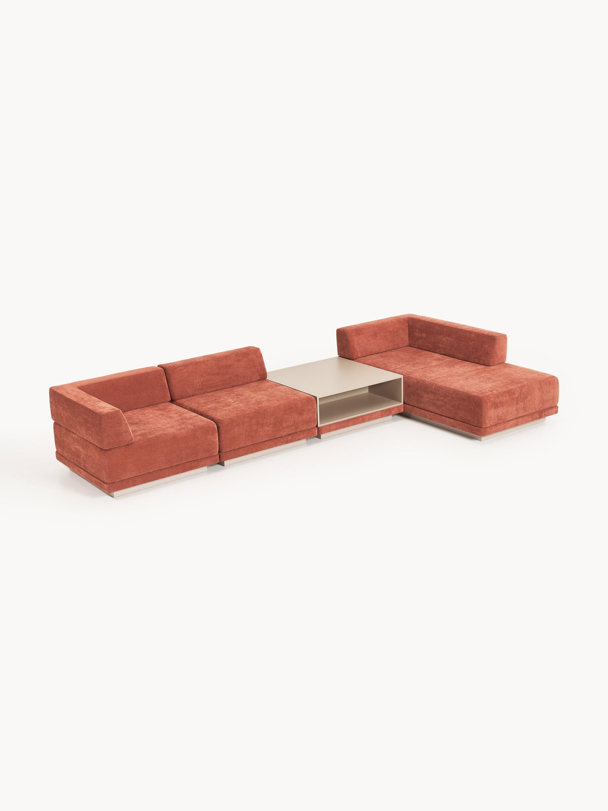 Colnardi Modular Corner Sofa (4-Seater) with Coffee Table