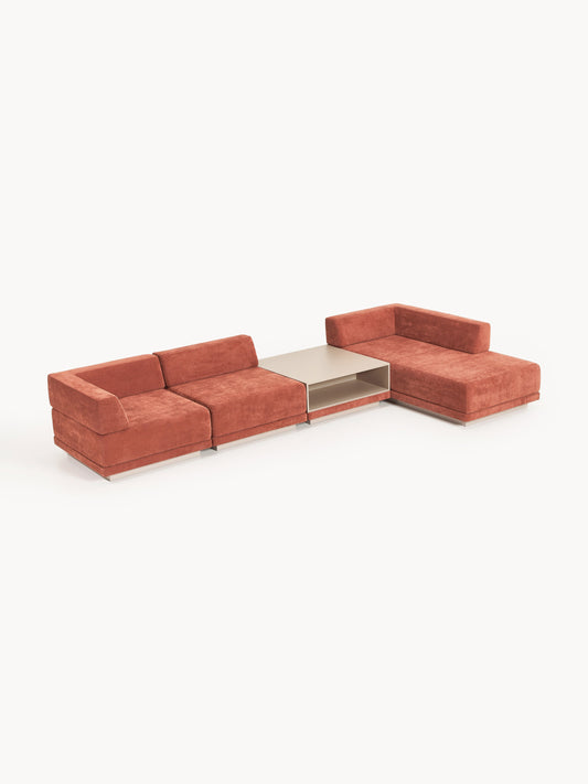 Colnardi Modular Corner Sofa (4-Seater) with Coffee Table