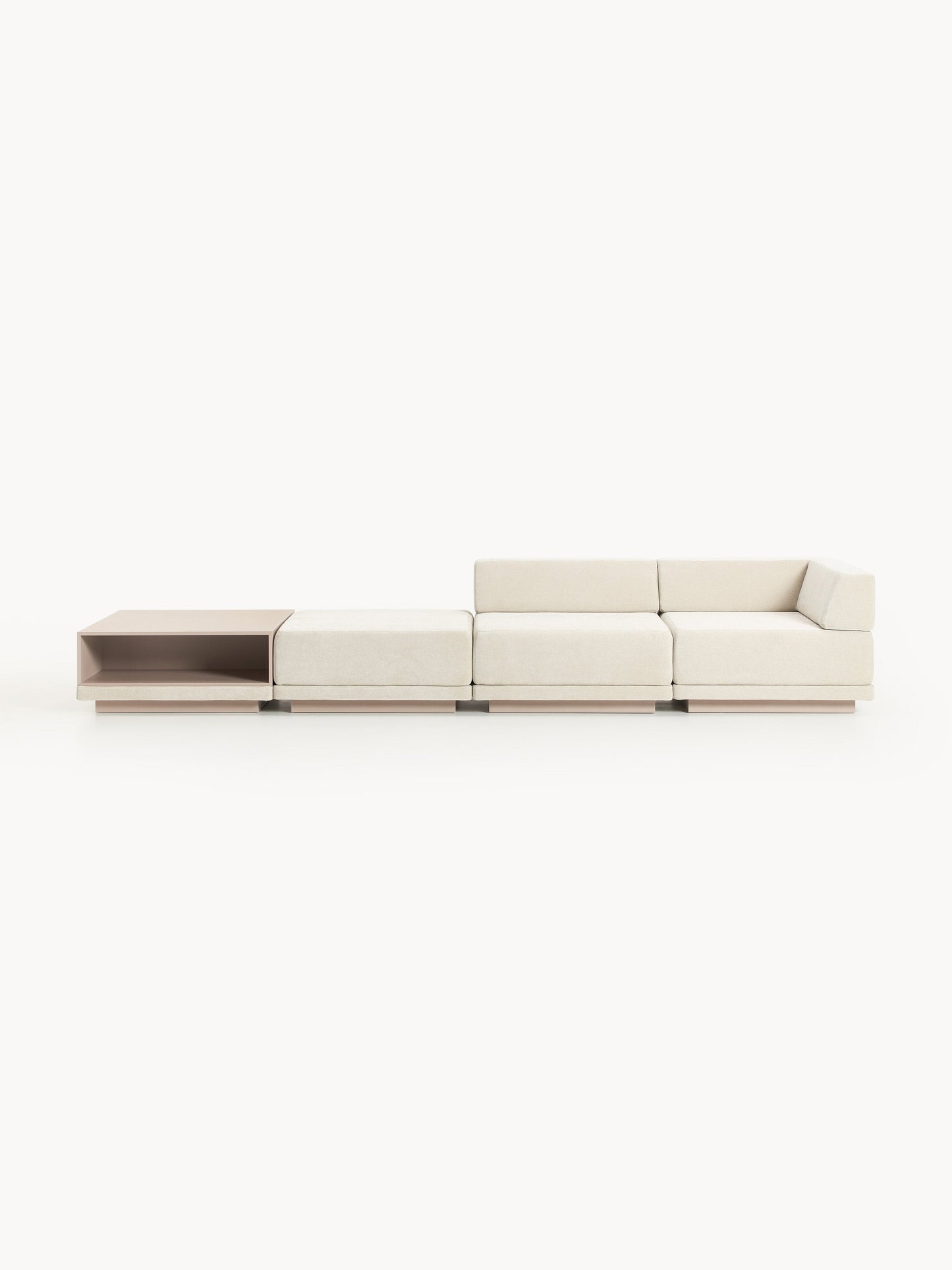 Colnardi Modular Sofa (4-Seater) with Coffee Table & Ottoman