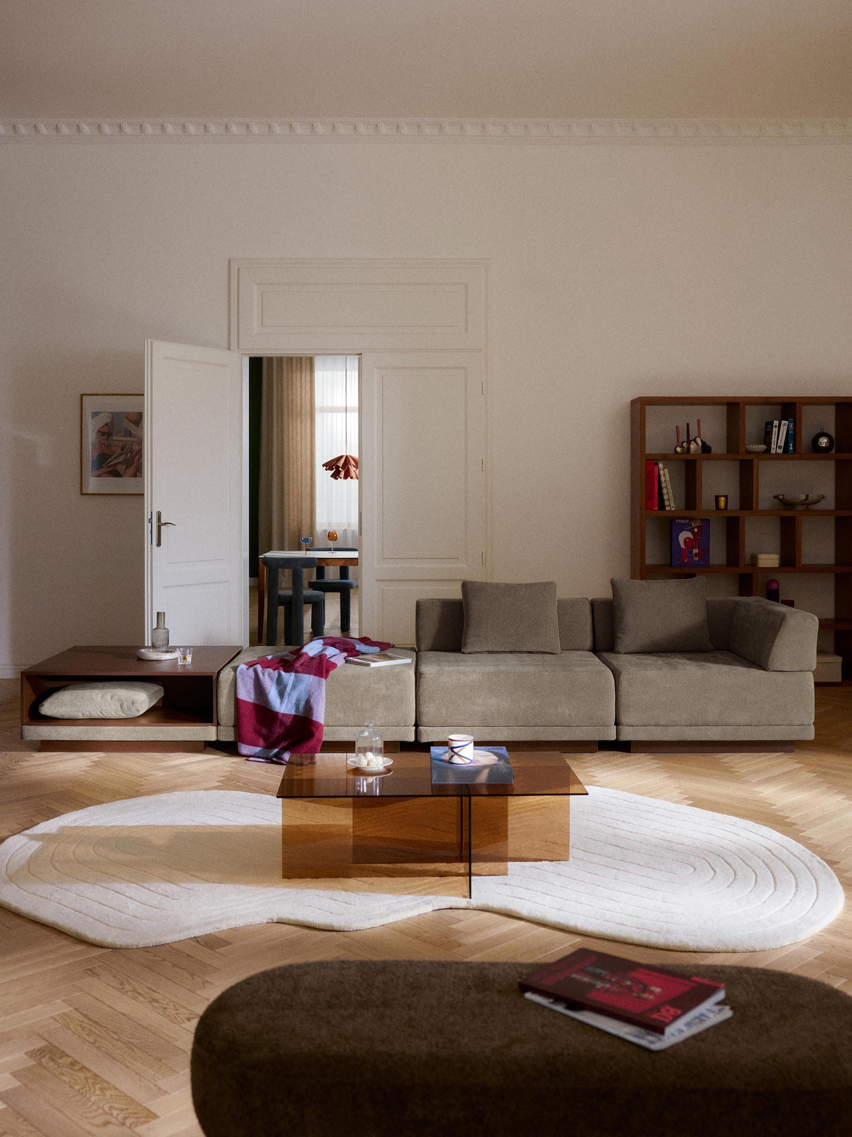 Colnardi Modular Sofa (4-Seater) with Coffee Table & Ottoman