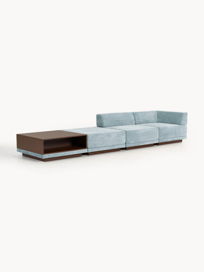 Colnardi Modular Sofa (4-Seater) with Coffee Table & Ottoman