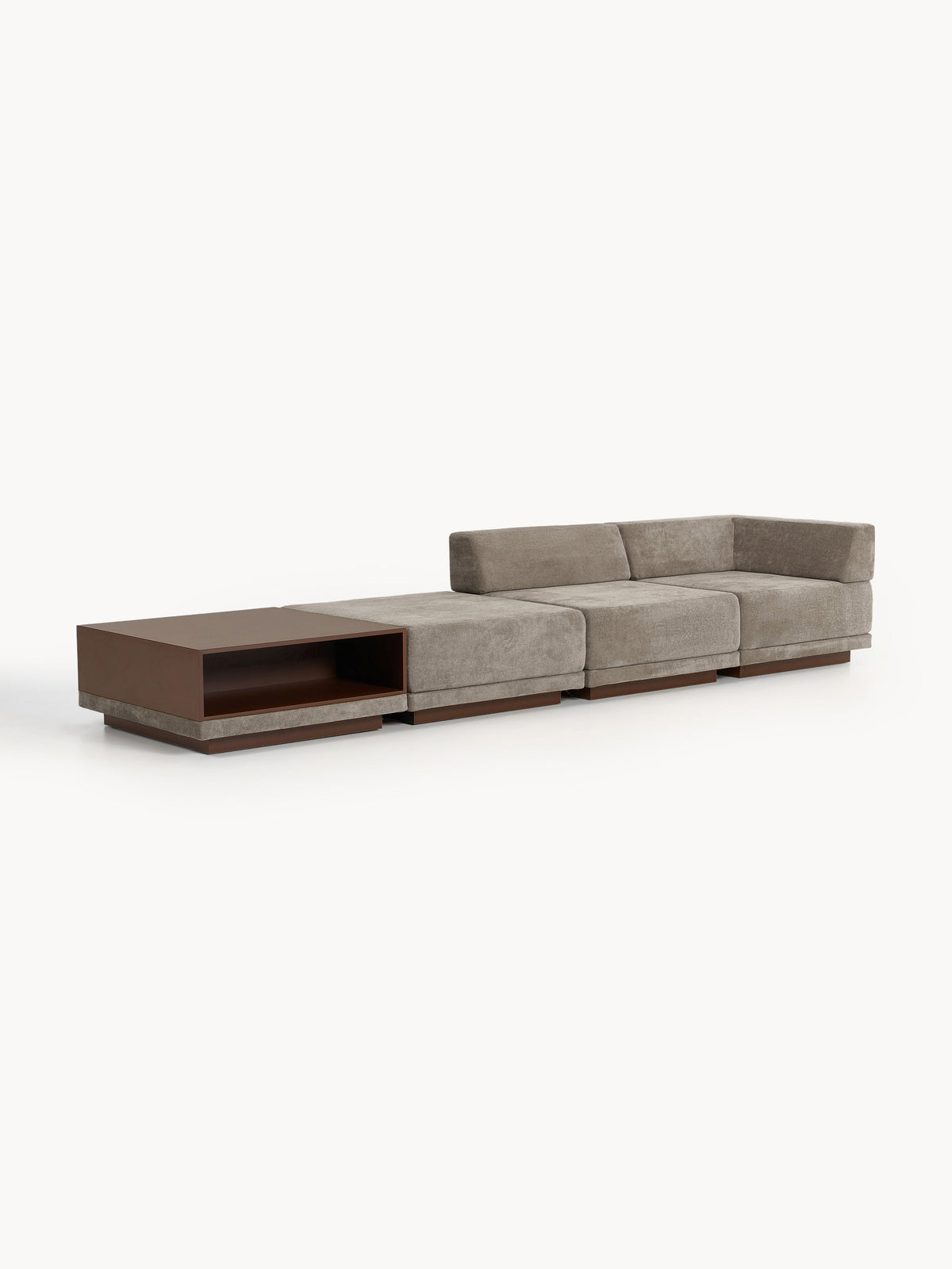 Colnardi Modular Sofa (4-Seater) with Coffee Table & Ottoman