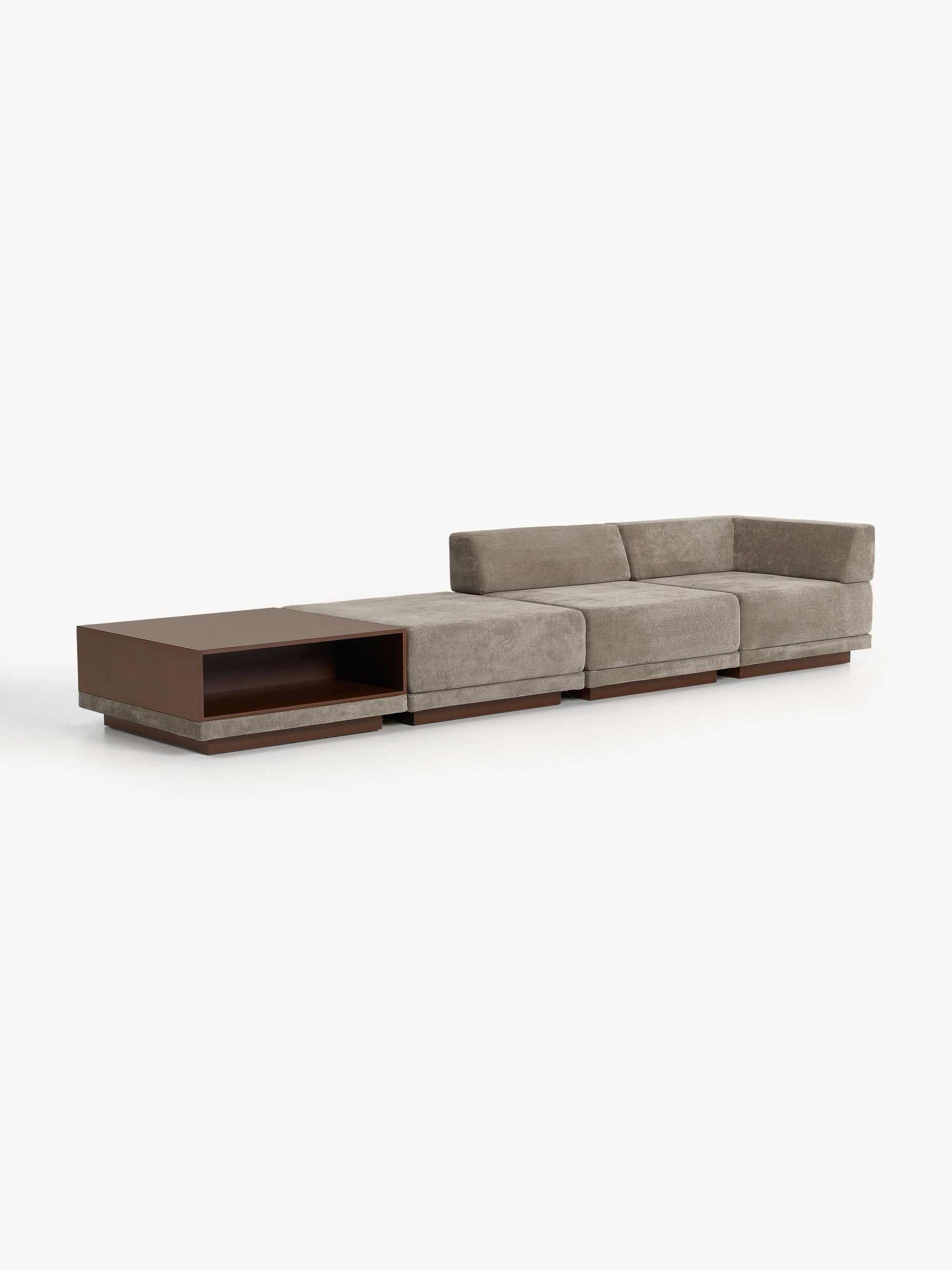 Colnardi Modular Sofa (4-Seater) with Coffee Table & Ottoman