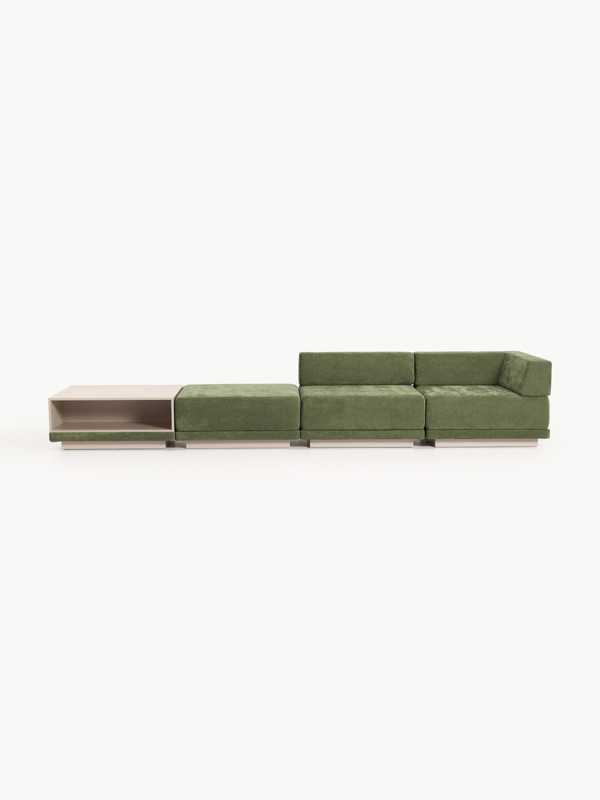 Colnardi Modular Sofa (4-Seater) with Coffee Table & Ottoman