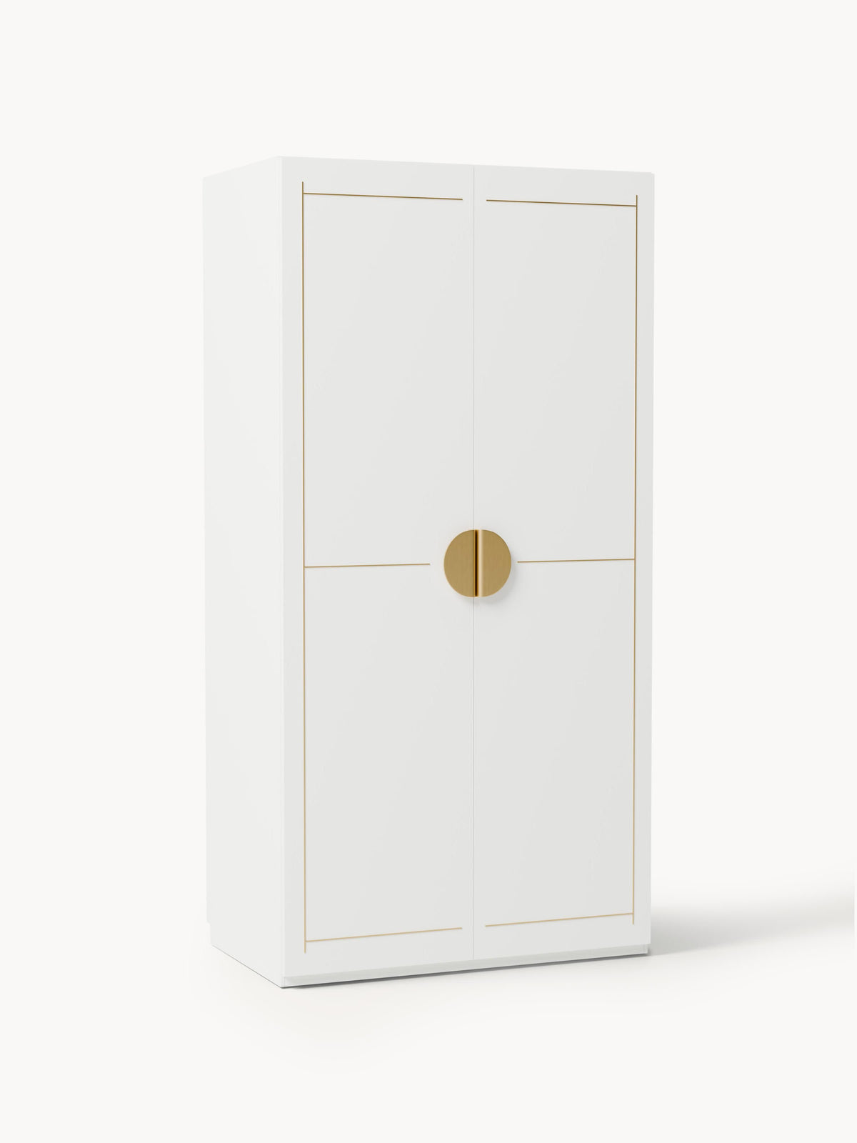 Denzoni Modular Hinged-Door Wardrobe, 100 cm Wide, in Various Sizes