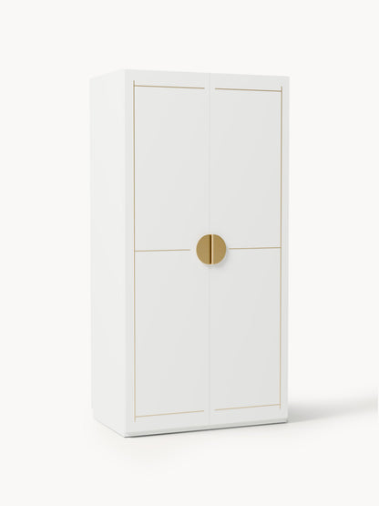 Denzoni Modular Hinged-Door Wardrobe, 100 cm Wide, in Various Sizes