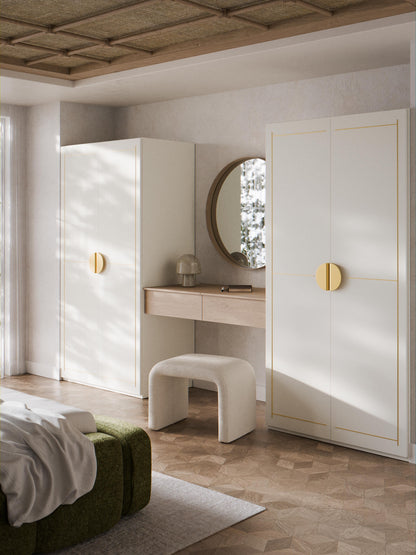 Denzoni Modular Hinged-Door Wardrobe, 100 cm Wide, in Various Sizes