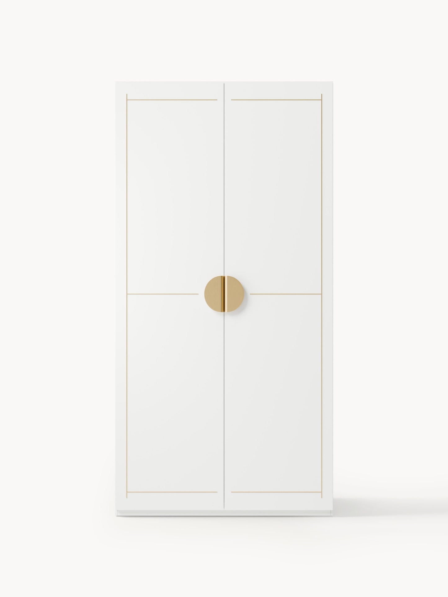 Denzoni Modular Hinged-Door Wardrobe, 100 cm Wide, in Various Sizes