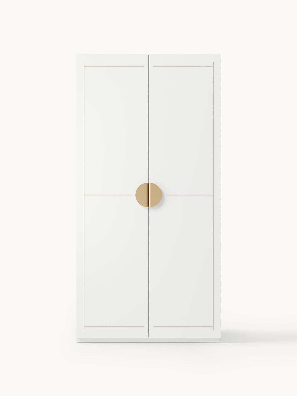 Denzoni Modular Hinged-Door Wardrobe, 100 cm Wide, in Various Sizes