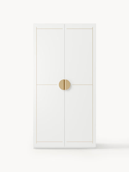 Denzoni Modular Hinged-Door Wardrobe, 100 cm Wide, in Various Sizes