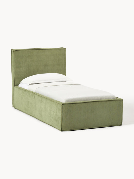 Drenalto Single Bed in Corduroy