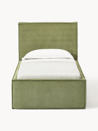 Drenalto Single Bed in Corduroy