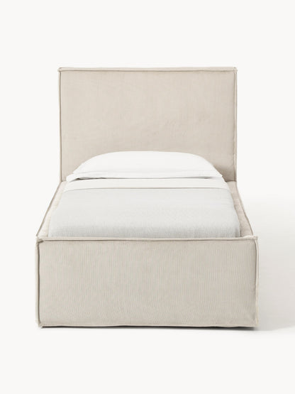 Drenalto Single Bed in Corduroy