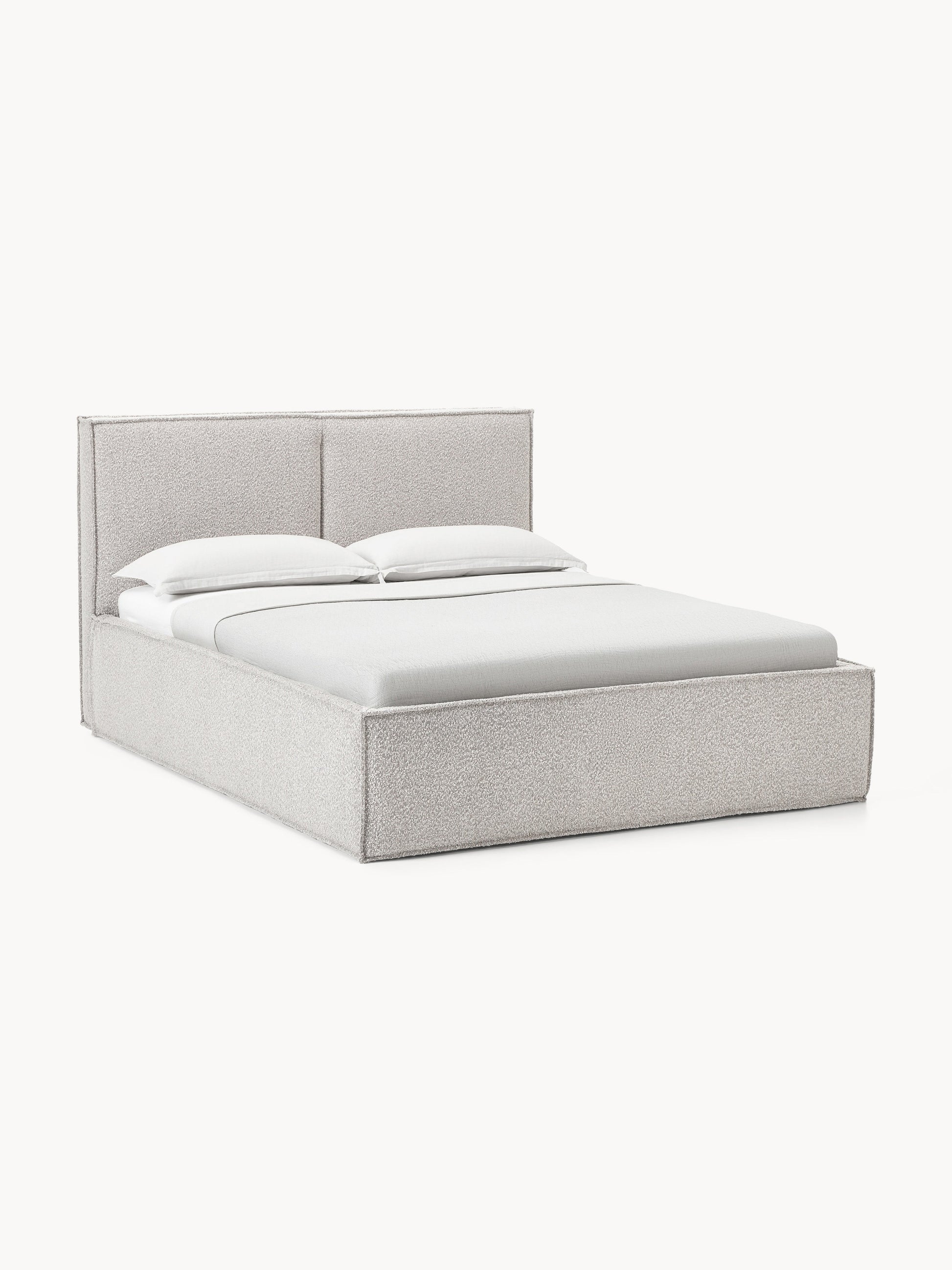 Drenalto Upholstered Bed in Bouclé