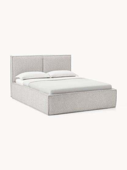 Drenalto Upholstered Bed in Bouclé